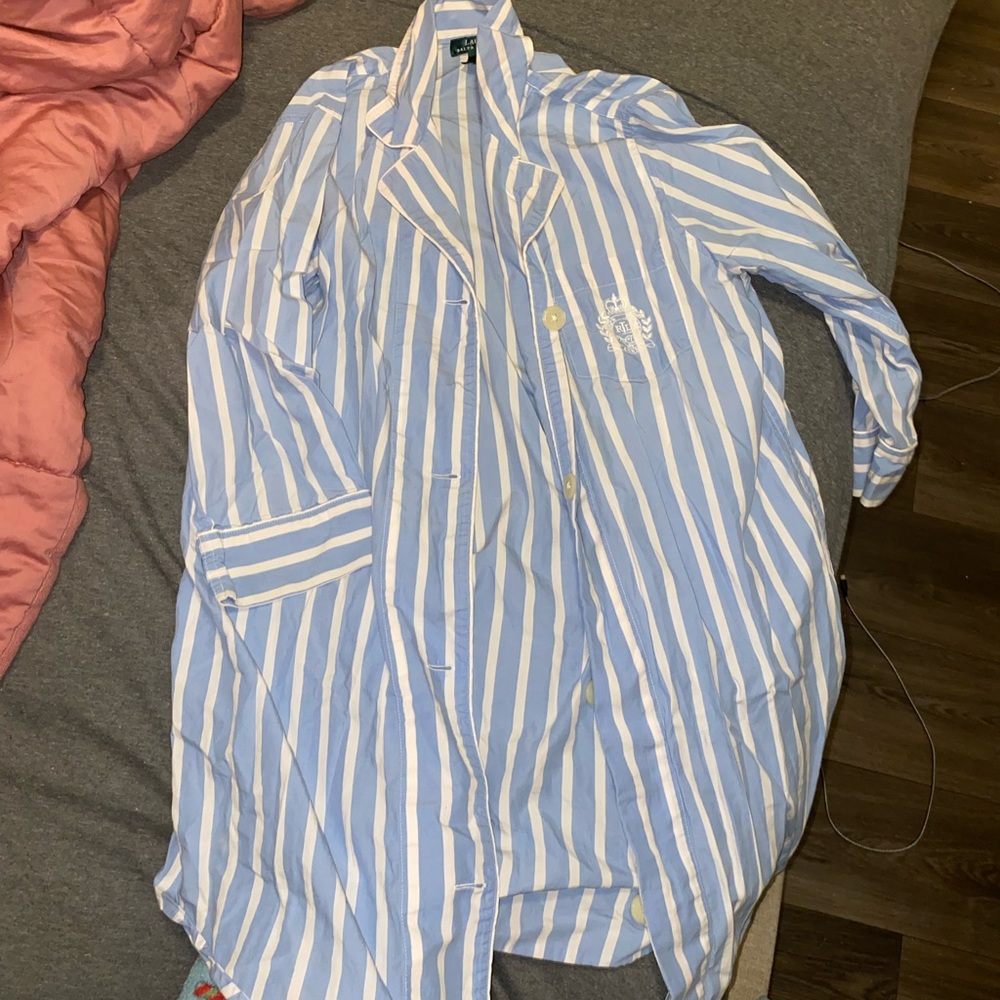 Ralph Lauren striped pajama dress